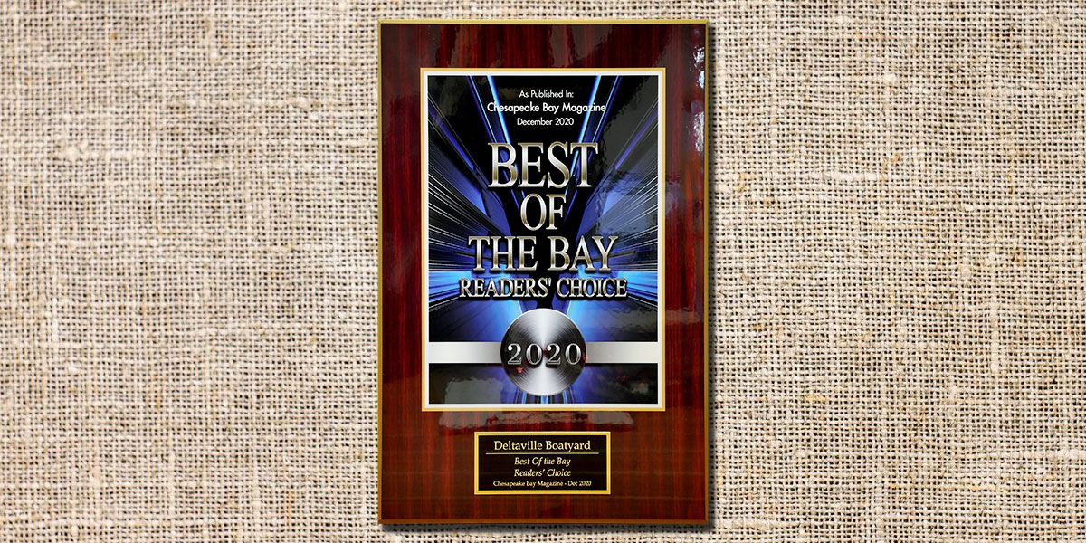 Congratulations to Keith Ruse and the Deltaville Boatyard!