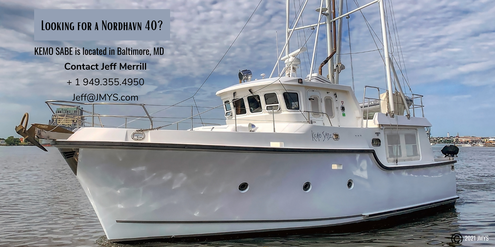 Looking for a Nordhavn 40?