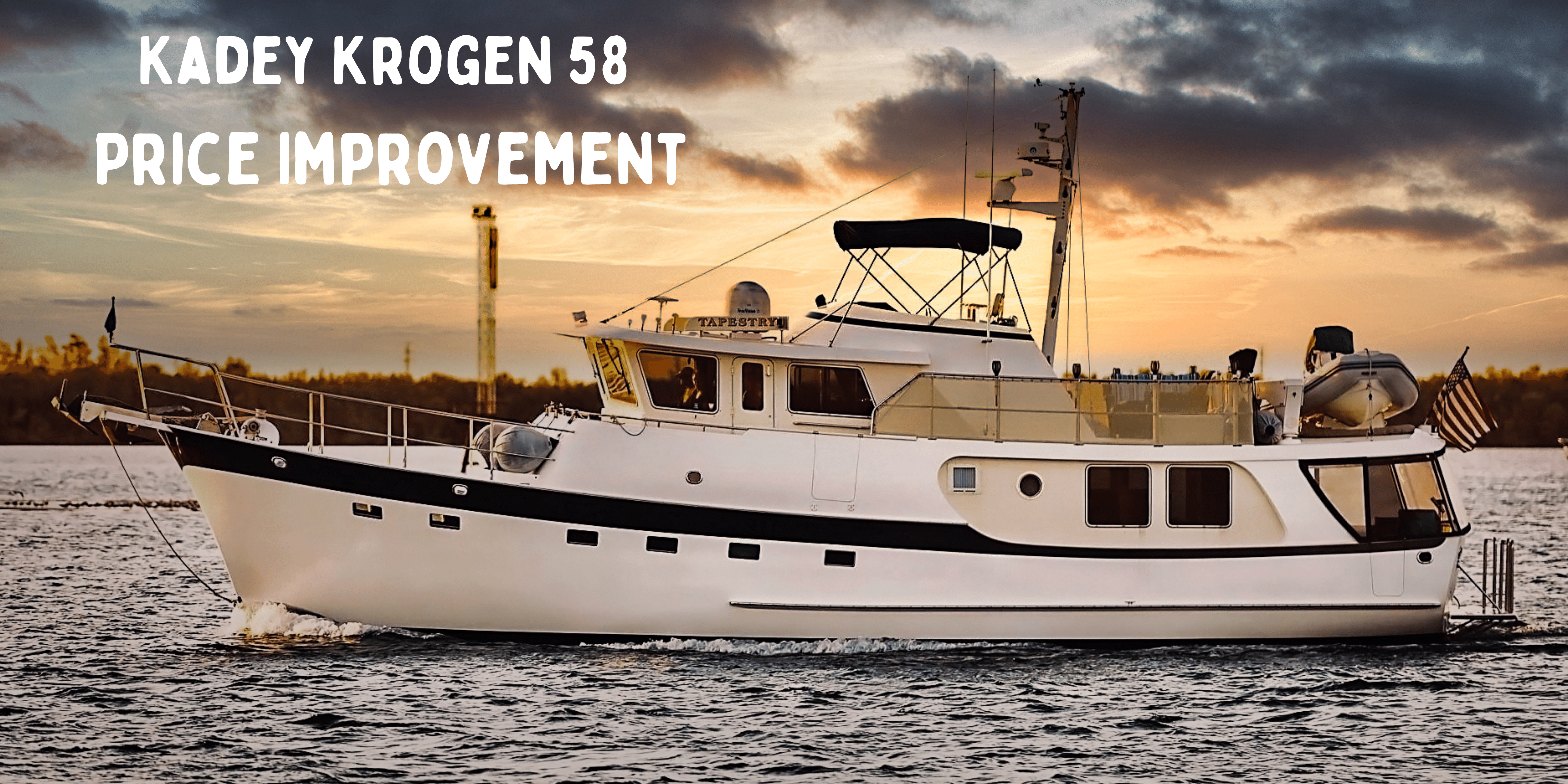 Kadey Krogen 58 Price Improvement