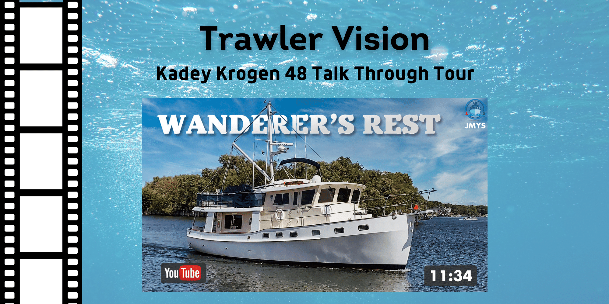 New on Trawler Vision: Kadey Krogen 48 Talk Through Tour