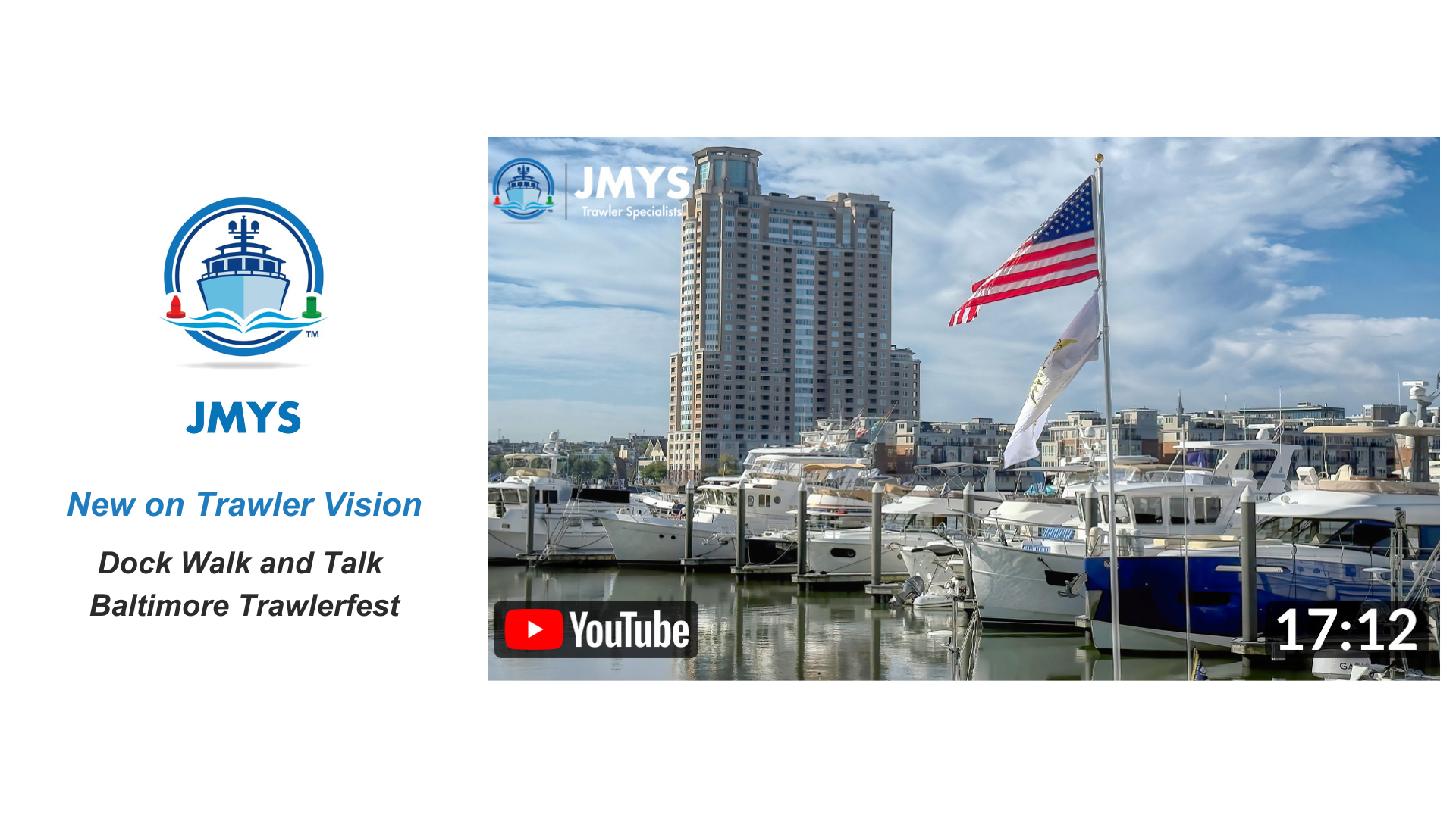 Baltimore Trawlerfest Dock Walk and Talk