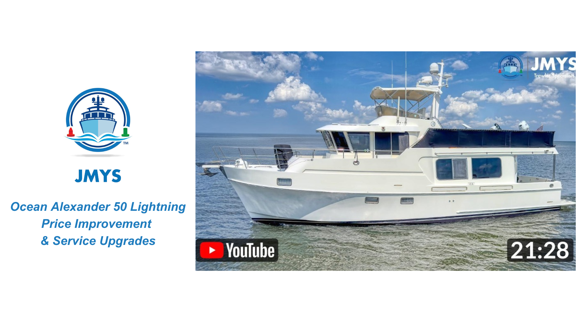 Ocean Alexander 50 - Price Improvement & Service Upgrades