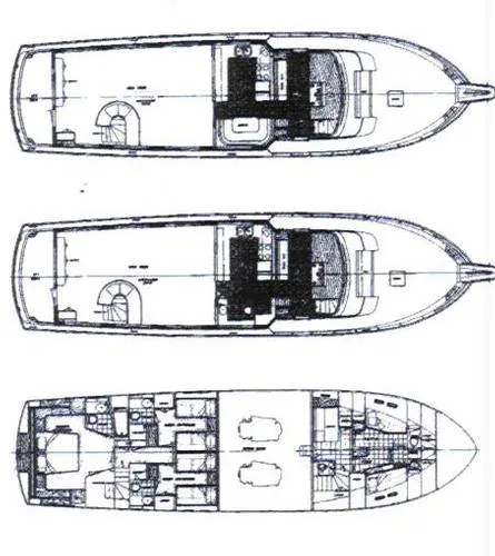 1989 Hatteras Cockpit Motor Yacht