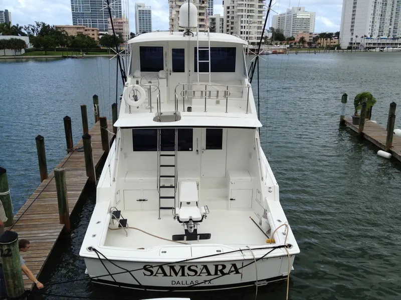 1995 Hatteras - One owner yacht Enclosed Bridge