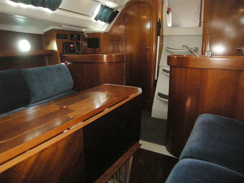 Looking aft