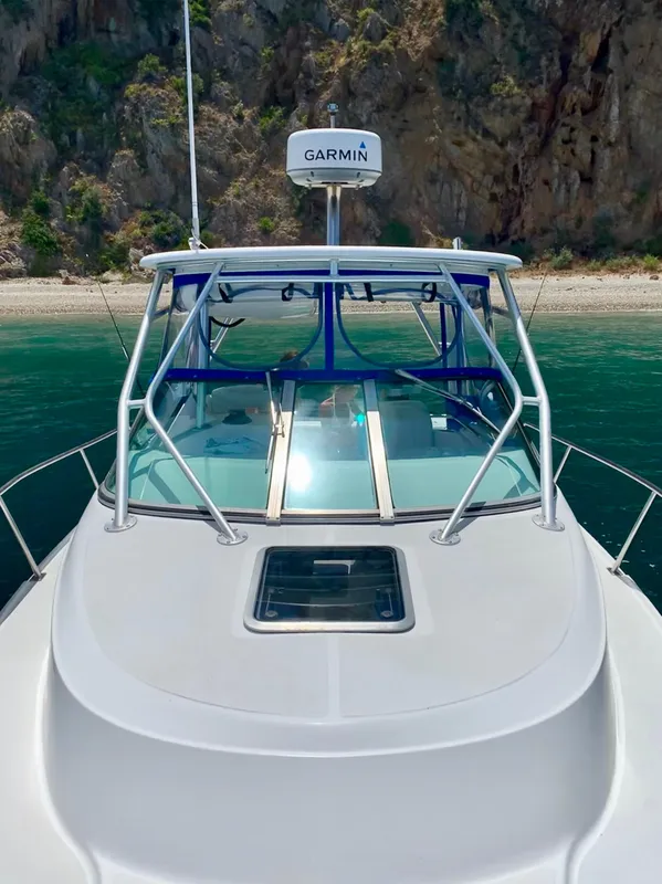 Looking aft