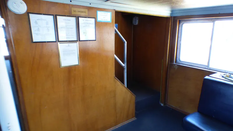 Companionway to Upper Deck & Pilot House