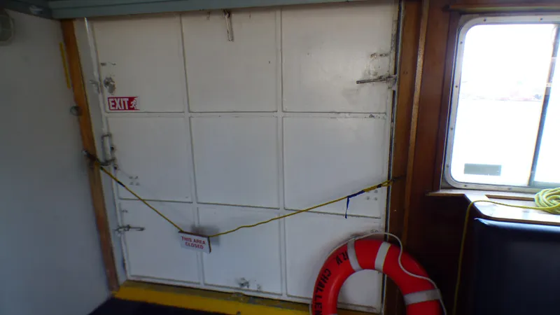 Large Portside Sliding Boarding Door
