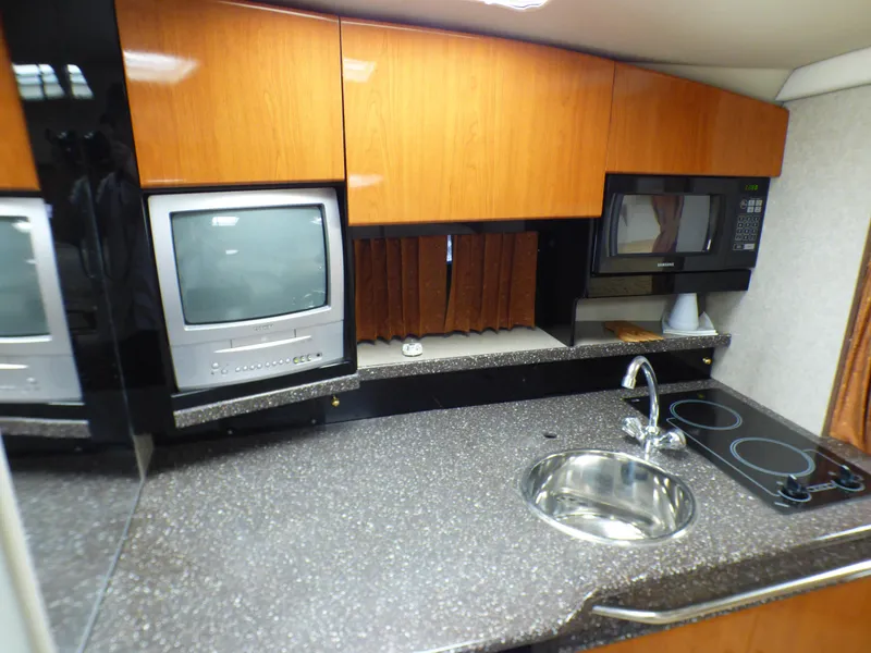 Galley in a 2004 Formula 31 Performance Cruiser yacht.