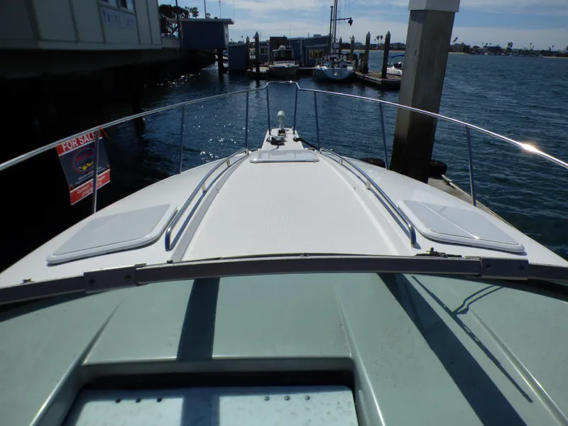 2004 Formula 31 Performance Cruiser at dock, for sale.