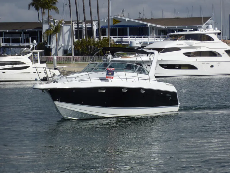 2004 Formula 31 Performance Cruiser in harbor.