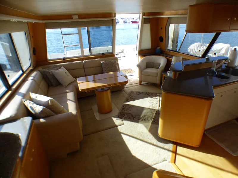 Main Salon Looking Aft