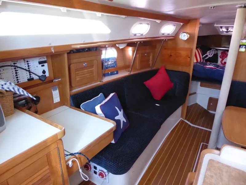 Interior to port