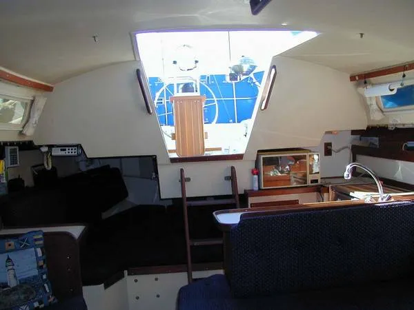 Main salon facing aft