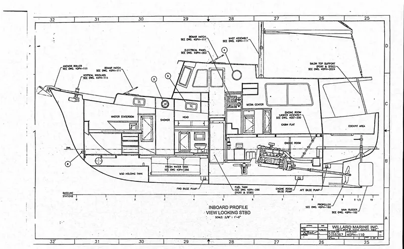 2002 Willard Marine 40 PilothouseTrawler
