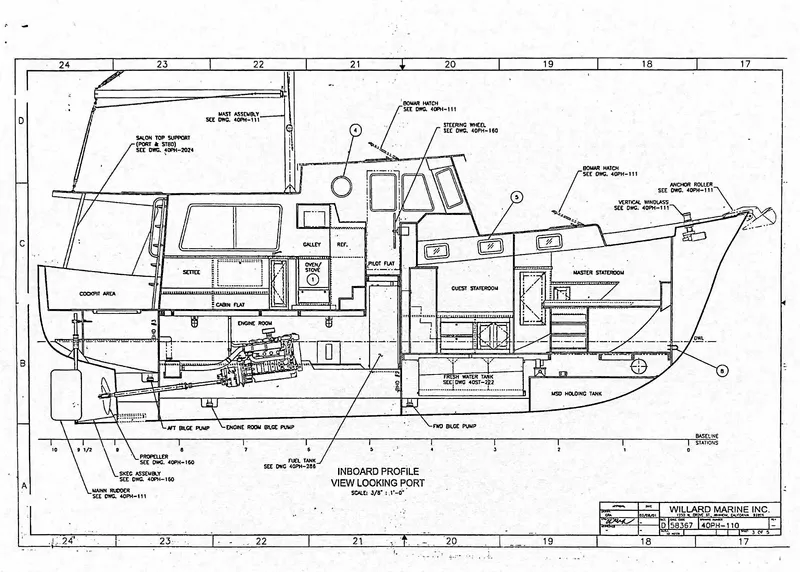 2002 Willard Marine 40 PilothouseTrawler