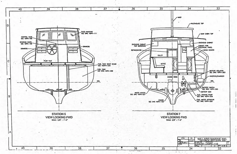 2002 Willard Marine 40 PilothouseTrawler