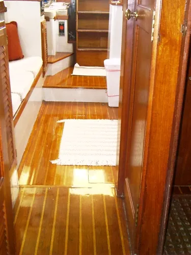 Interior aft view
