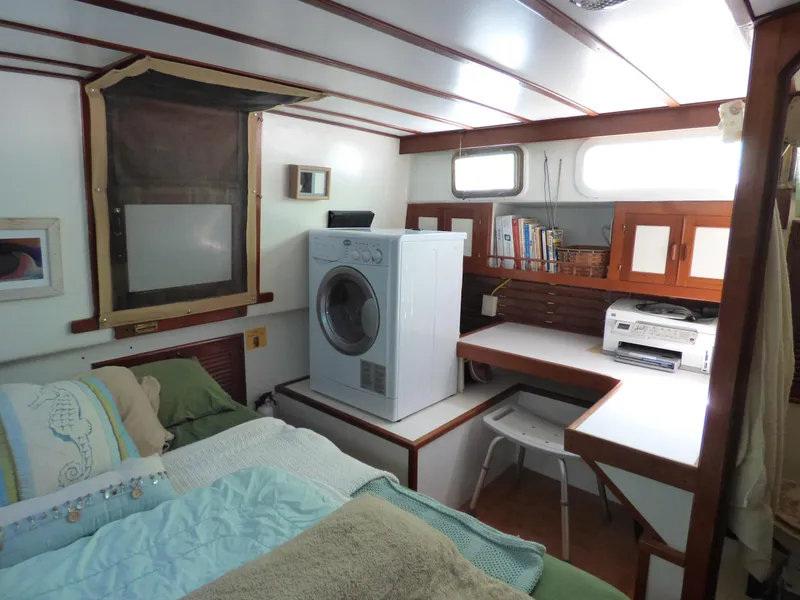 Desk and washer dryer