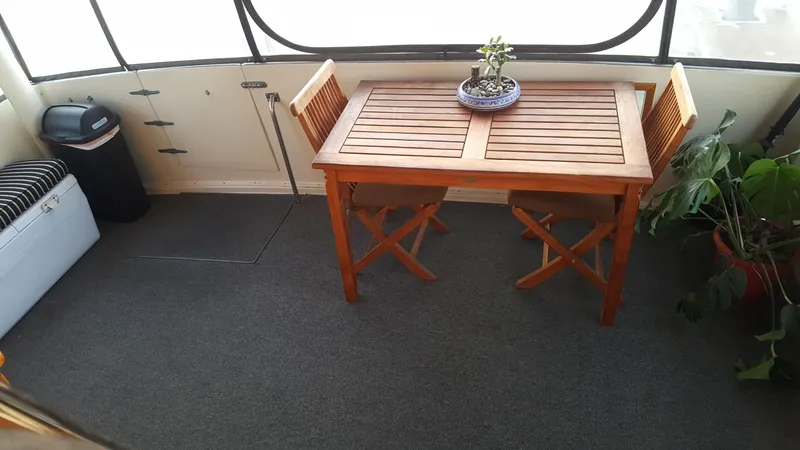 Table & Chairs on Aft deck (Not Included in Sale)