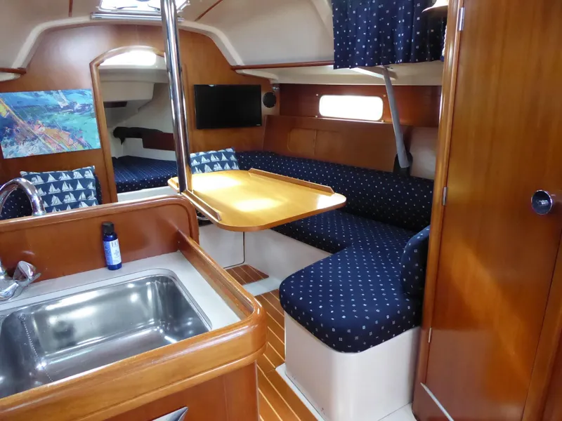 Interior looking to starboard