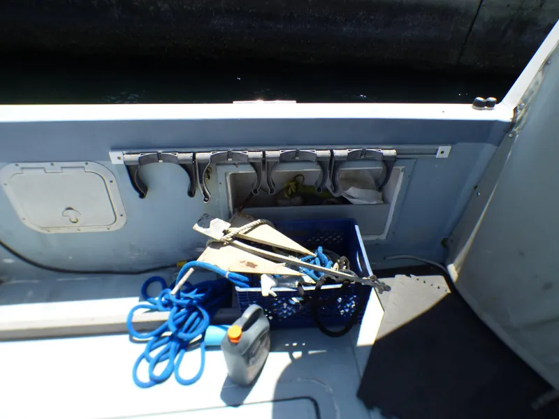 Scuba Tank Holders & Spare Anchor