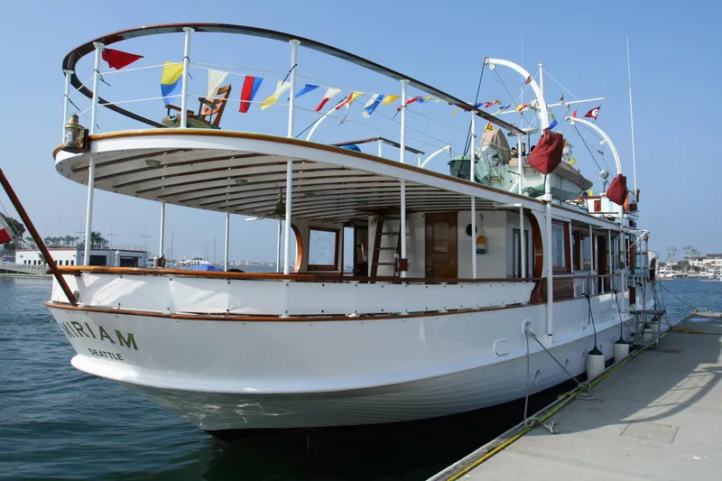 1946 Custom J.M. Martinac Classic Fantail Motor Yacht