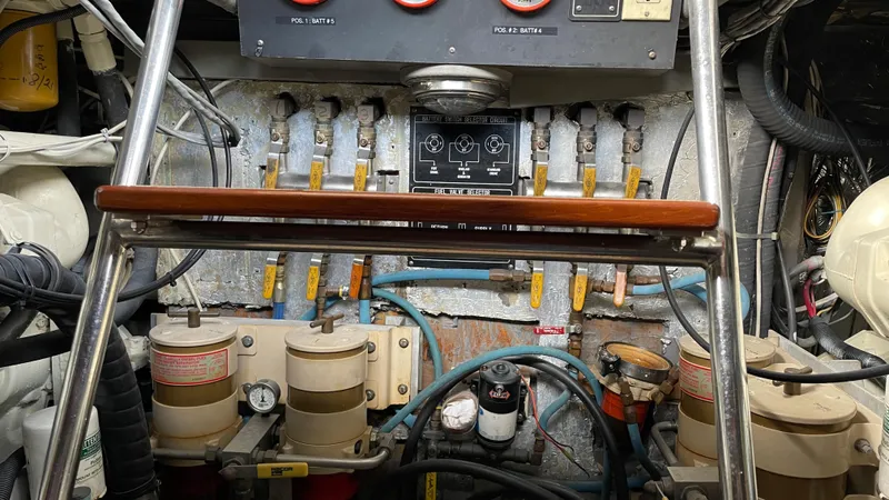 Stairs to engine room