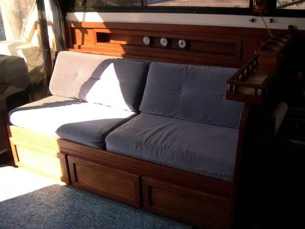 Settee in Main Salon