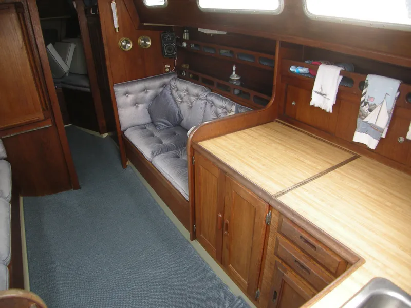 interior to galley area