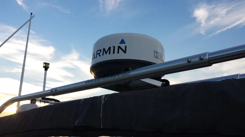 Garmin Radar Array mounted on New Aluminum Arch