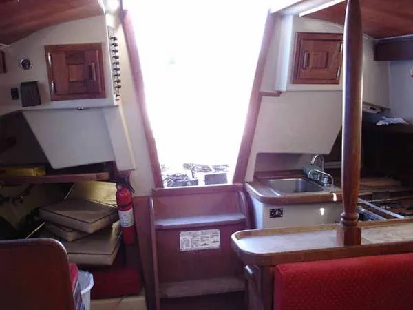 Looking aft