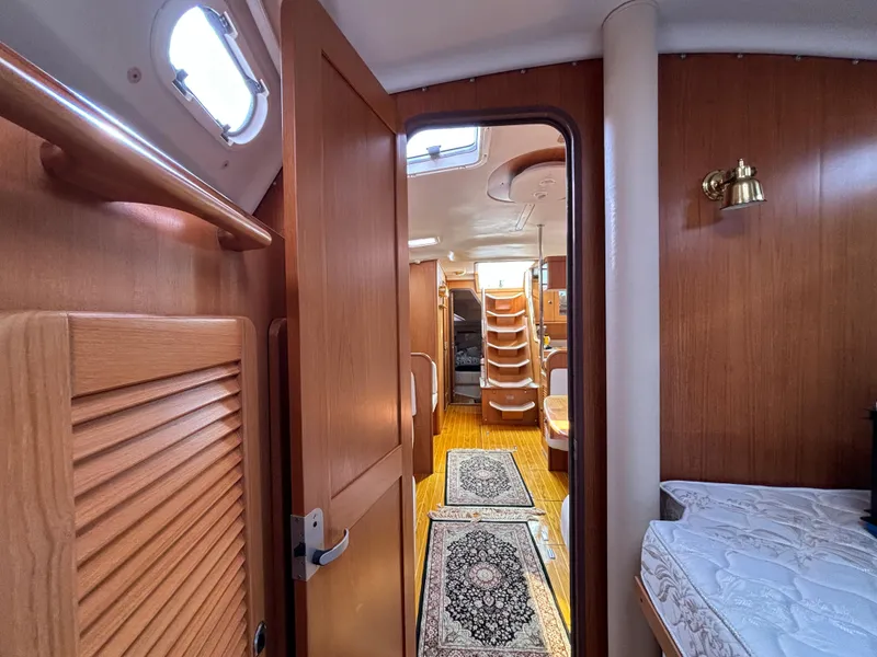 Looking aft from secondary cabin