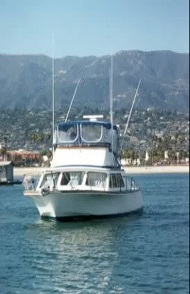 1979 Jeffries Flybridge Sedan Sportfisher