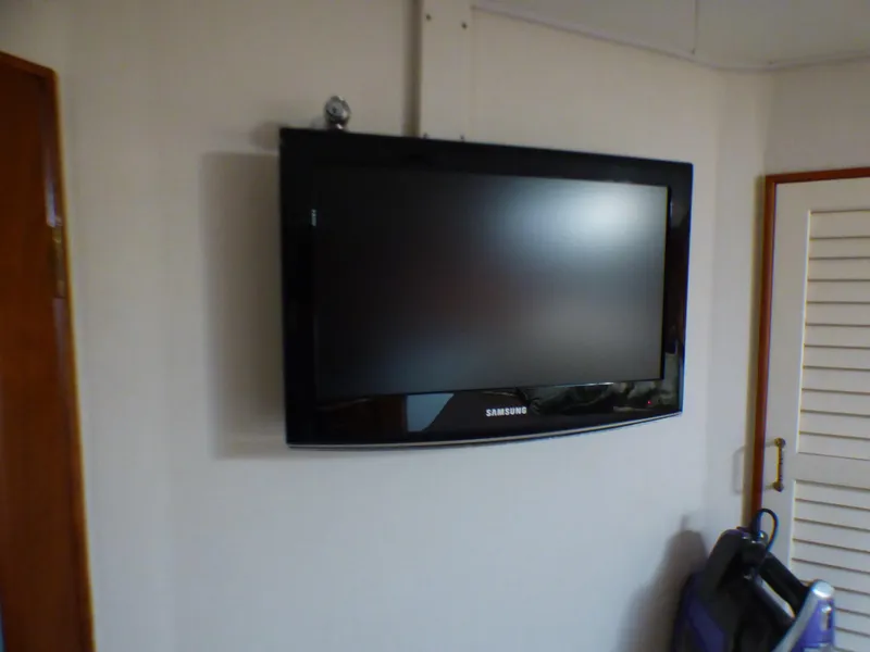 Master cabin flat screen TV