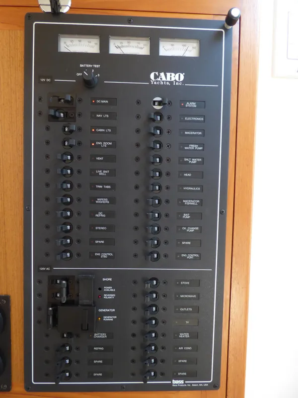 Electrical 12v/110v panel