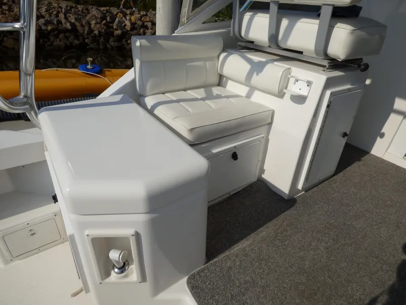 Portside aft seat