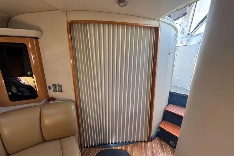 Interior of 2006 Chaparral Signature 350 yacht with seating and stairs.