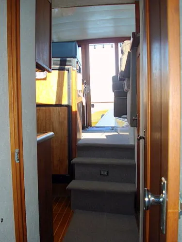 view aft from master stateroom