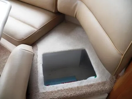 STORAGE UNDER DINETTE SEATING