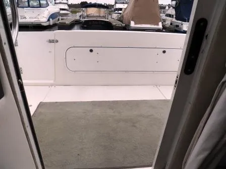LOOKING OUT AT COCKPIT