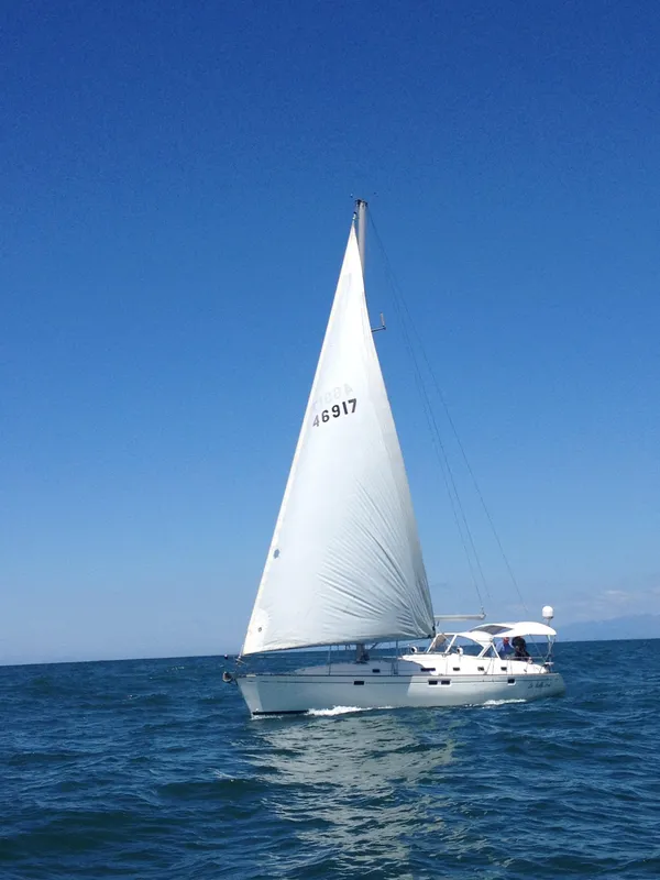 under sail