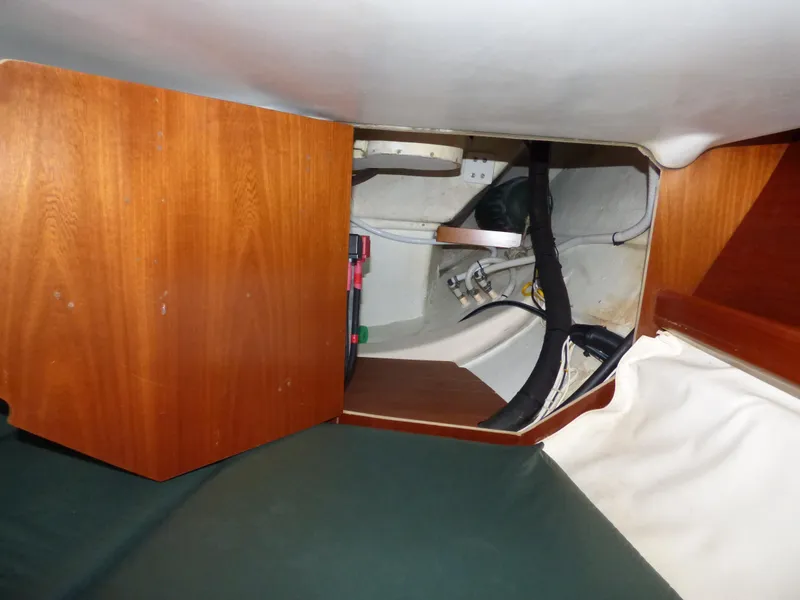 Reveals hidden storage