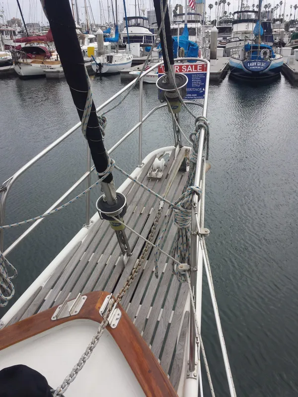 Roller Furling Cutter Rig on Bow Sprit