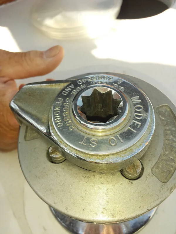 Model Mizzen Halyard Winch