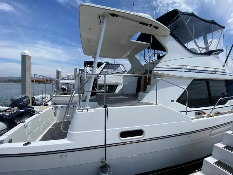 Starboard aft deck cockpit view