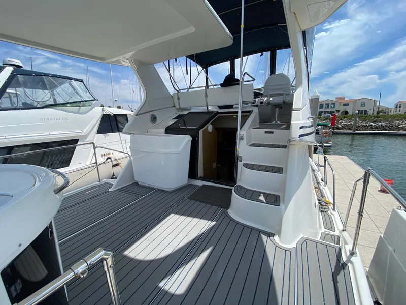 Aft deck with new floor