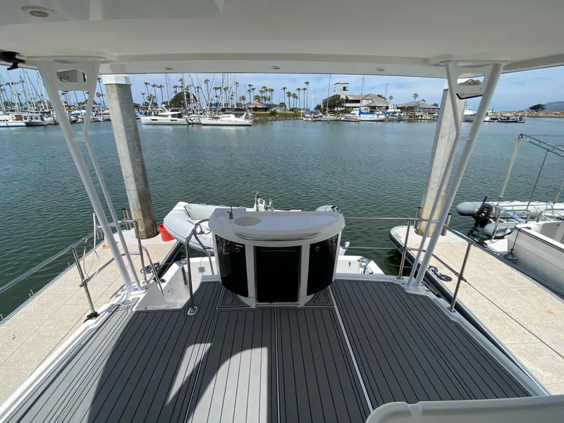 Large aft deck area