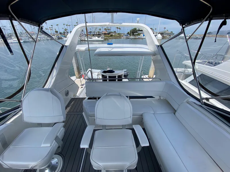 Looking aft from helm