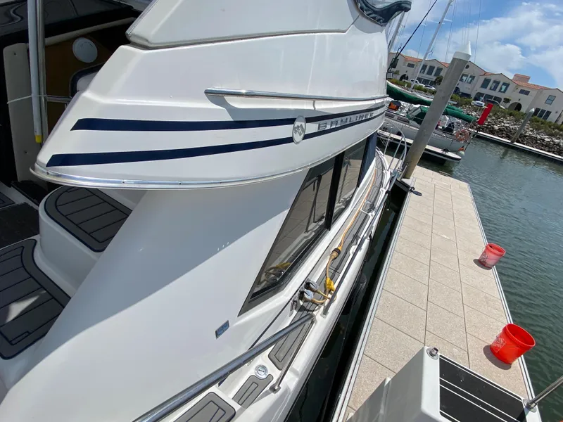 Starboard side deck